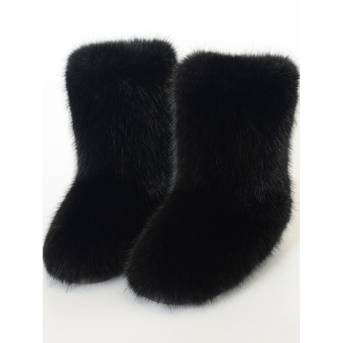 毛毛靴子2025新款冬女毛絨外穿大碼雪地靴毛茸茸短靴鞋子