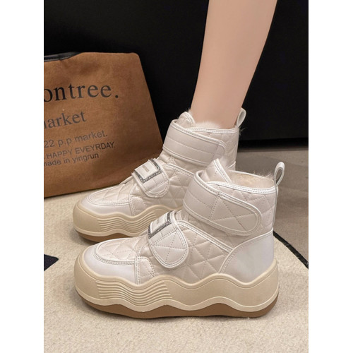 哈爾濱雪地靴女2026冬季新款加絨加厚短靴零下40度防寒保暖大棉鞋