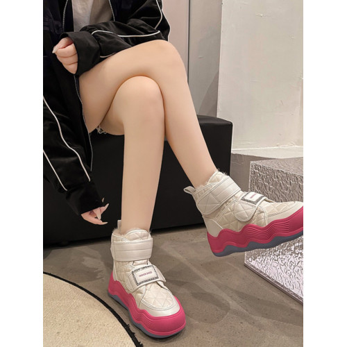 哈爾濱雪地靴女2026冬季新款加絨加厚短靴零下40度防寒保暖大棉鞋