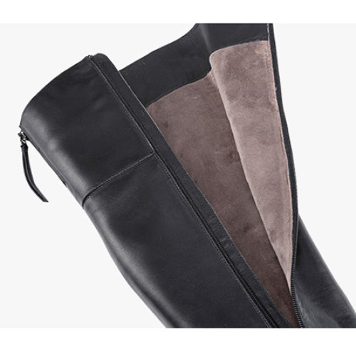 大筒圍女靴胖mm粗腿過膝長靴女真皮加寬粗筒加肥大碼41-43長筒靴