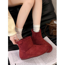 內增高3.5cm復古百搭圓頭雪地靴小個子加絨棉靴時裝靴東北大棉鞋