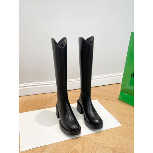 長筒靴女2025新款騎士靴子女秋冬V口小個子瘦瘦靴小腿圍高跟長靴