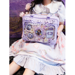 月霧原創永夏旭痛包 大容量雙面痛層 手提單肩包包