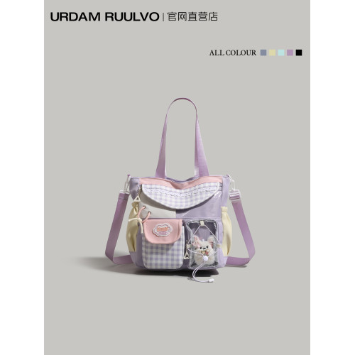 UR日系ins可愛學院風痛包女2026新款初高中生上課手提補習單肩包 UR日系ins可愛學院風痛包女2026新款初高中生上課手提補習單肩包