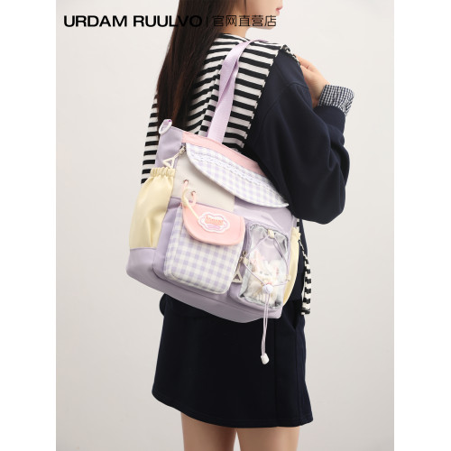 UR日系ins可愛學院風痛包女2026新款初高中生上課手提補習單肩包 UR日系ins可愛學院風痛包女2026新款初高中生上課手提補習單肩包