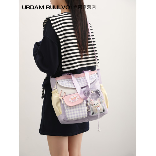 UR日系ins可愛學院風痛包女2026新款初高中生上課手提補習單肩包 UR日系ins可愛學院風痛包女2026新款初高中生上課手提補習單肩包