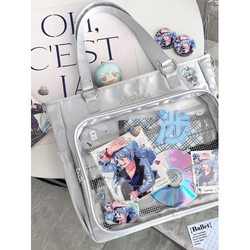 AORDA 痛包雙肩演唱會暗格包藏東西的包斜背大容量追星藏燈牌娃包