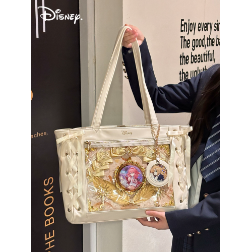 迪士尼原創絲帶痛包二次元追星人紥穀日常通勤百搭大容量托特包包 迪士尼原創絲帶痛包二次元追星人紥穀日常通勤百搭大容量托特包包