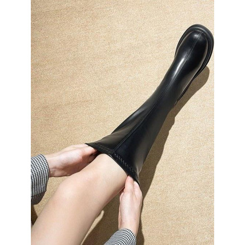 平口長靴女2025新款小腿圍長筒靴包腿瘦瘦靴厚底騎士靴百搭靴子女 平口長靴女2025新款小腿圍長筒靴包腿瘦瘦靴厚底騎士靴百搭靴子女