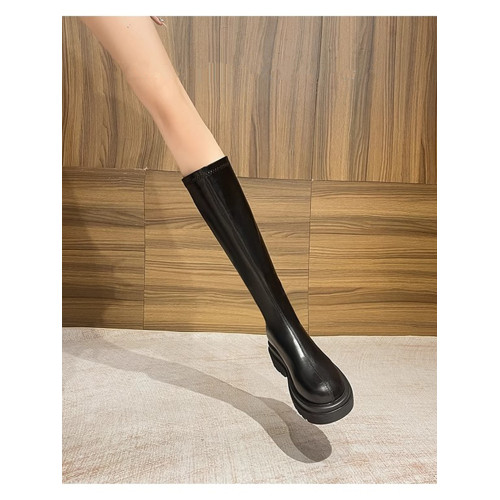 平口長靴女2025新款小腿圍長筒靴包腿瘦瘦靴厚底騎士靴百搭靴子女 平口長靴女2025新款小腿圍長筒靴包腿瘦瘦靴厚底騎士靴百搭靴子女