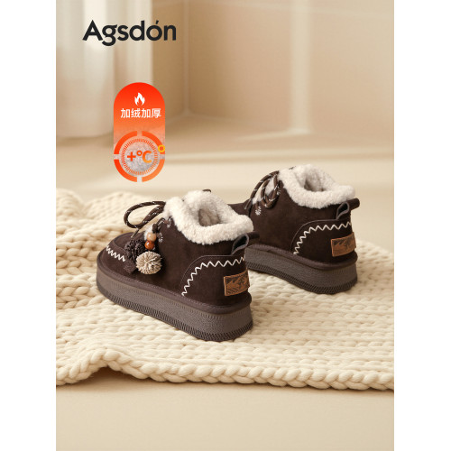 奧古獅登厚底防水防滑雪地靴女款2025新款冬季女鞋加厚棉鞋毛毛靴 奧古獅登厚底防水防滑雪地靴女款2025新款冬季女鞋加厚棉鞋毛毛靴
