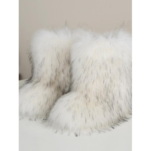 y2k毛毛靴子2025新款冬季女棉鞋毛茸厚底毛絨加絨加厚外穿雪地靴 y2k毛毛靴子2025新款冬季女棉鞋毛茸厚底毛絨加絨加厚外穿雪地靴