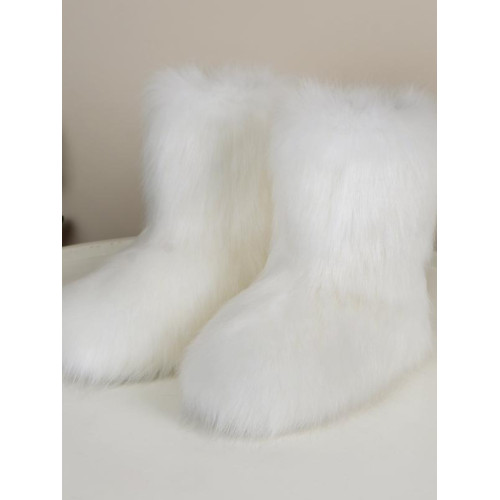 y2k毛毛靴子2025新款冬季女棉鞋毛茸厚底毛絨加絨加厚外穿雪地靴 y2k毛毛靴子2025新款冬季女棉鞋毛茸厚底毛絨加絨加厚外穿雪地靴