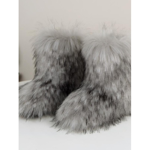 y2k毛毛靴子2025新款冬季女棉鞋毛茸厚底毛絨加絨加厚外穿雪地靴 y2k毛毛靴子2025新款冬季女棉鞋毛茸厚底毛絨加絨加厚外穿雪地靴