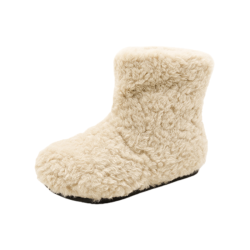 增高8CM~軟萌加絨厚底增高麵包棉鞋羊毛毛短靴雪地靴女冬季新款