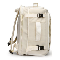 大容量雙肩包輕便多層口袋可擴展出差旅行包高顔值休閒通勤電腦包