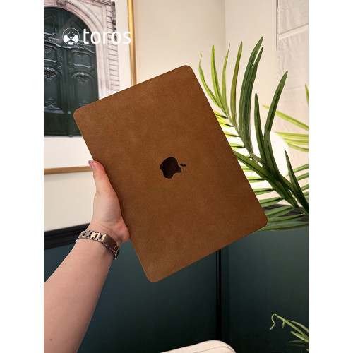 2026新款M5微絨2025棕色M4適用macbookair保護殼pro14寸m3透明m2軟13.6蘋果筆電neo電腦保護套15皮M1矽膠16