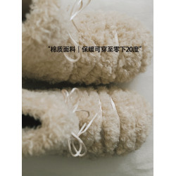 【韓國設計師款】內增高5cm加絨雪地靴女2026保暖防滑短靴毛毛靴