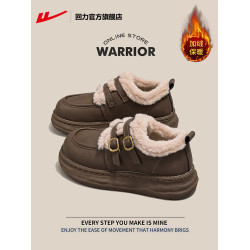 廻力雪地靴女款2025新款冬季加絨加厚毛毛勃肯鞋女厚底保暖棉鞋女