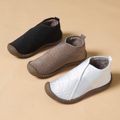 2024冬季新款雪地靴老北京棉鞋女加絨加厚防滑一腳蹬休閒保暖棉靴 2024冬季新款雪地靴老北京棉鞋女加絨加厚防滑一腳蹬休閒保暖棉靴