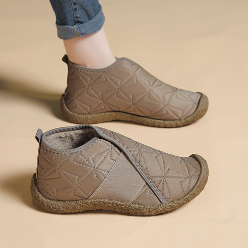 2024冬季新款雪地靴老北京棉鞋女加絨加厚防滑一腳蹬休閒保暖棉靴 2024冬季新款雪地靴老北京棉鞋女加絨加厚防滑一腳蹬休閒保暖棉靴