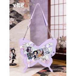 飛鳥君官方正品鬼滅之刃周邊痛包雙肩蝴蝶忍二次元大容量斜後後背包包