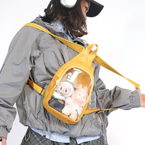 nullbag空形原創設計兩用小痛包雙肩斜後後背包小食量外出娃包20cm
