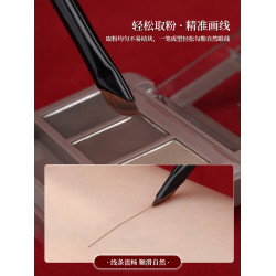 魅女郎硃釉N41/N42鐮刀眼線刷小號眼瞼下至臥蠶刷斜角刀鋒化妝刷