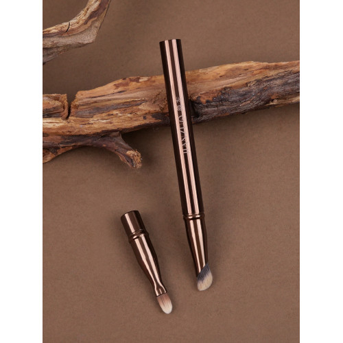 簡左雙頭化妝刷指腹遮瑕刷舌形扁頭細節黑眼圈法令紋可攜式口紅脣刷