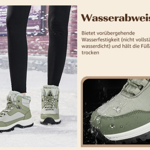 出口歐洲保暖加絨加厚雪地靴女款防滑防水戶外中幫棉鞋情侶鞋