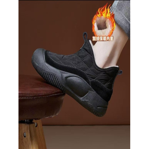 卡帝臣女鞋冬季新款高幫棉鞋軟底防滑媽媽鞋加絨加厚輕便休閒時尚