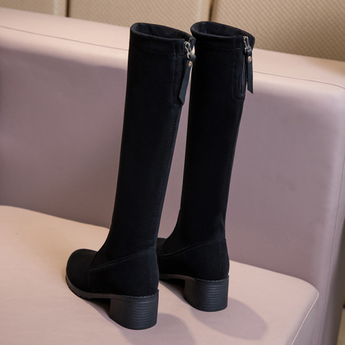 長筒靴春秋款大筒圍女靴胖mm粗腿40大碼高筒靴41咖色長靴42高跟43 長筒靴春秋款大筒圍女靴胖mm粗腿40大碼高筒靴41咖色長靴42高跟43