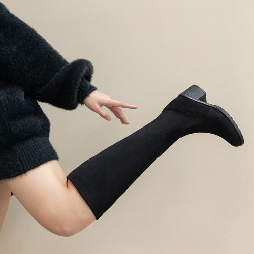 長筒靴春秋款大筒圍女靴胖mm粗腿40大碼高筒靴41咖色長靴42高跟43 長筒靴春秋款大筒圍女靴胖mm粗腿40大碼高筒靴41咖色長靴42高跟43