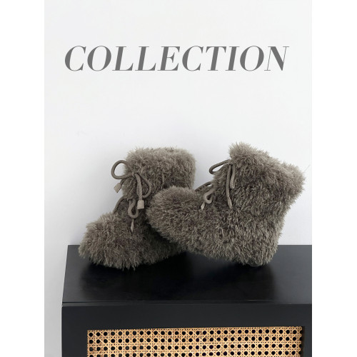 超可愛防滑厚底毛毛雪地靴女冬2025新款白色加絨短靴加厚保暖棉鞋 超可愛防滑厚底毛毛雪地靴女冬2025新款白色加絨短靴加厚保暖棉鞋