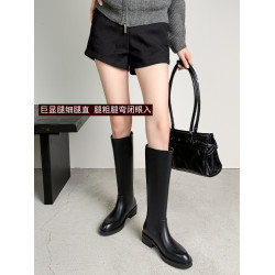 超大腿圍靴子真皮騎士靴加寬40cm大筒圍女靴胖mm粗腿長筒靴大碼43