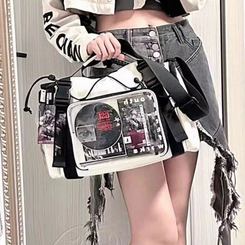 單肩包痛包大容量學生時尚日常後後背包書包明日方舟通行證單肩斜後後背包 單肩包痛包大容量學生時尚日常後後背包書包明日方舟通行證單肩斜後後背包