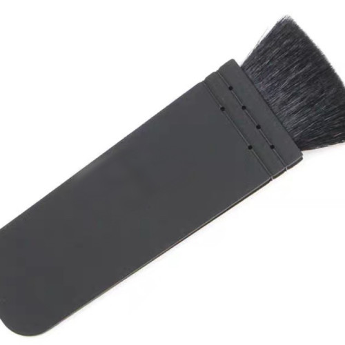 6支化妝刷套裝黑色藤條刷散粉腮紅眼影遮瑕修容刷盒裝高光平頭刷