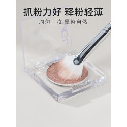 郭小妞扇形高光刷一支裝白羊毛動物毛刷子面部細節提亮修容化妝刷