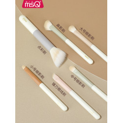 MSQ/魅絲蔻10支莫蘭迪迷你可攜式化妝刷套裝全套眼影刷子mini旅行