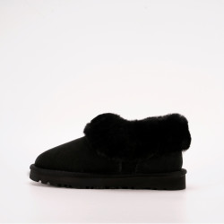 2025冬女士舒適茸茸毛圈口大喜慶雪地靴皮毛一體休閒毛單鞋樂福鞋