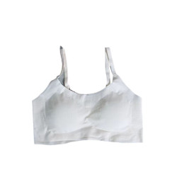 2025新款二階段少女發育期內衣細肩帶無痕半固定杯少女文胸背心薄