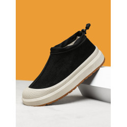 雪地靴男女同款2025新款冬季綿羊毛厚底增高棉鞋加絨保暖勃肯鞋