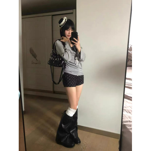 夏季靴子女薄款配裙子顯瘦長筒靴復古堆堆靴2025年新款粗跟褲琯靴