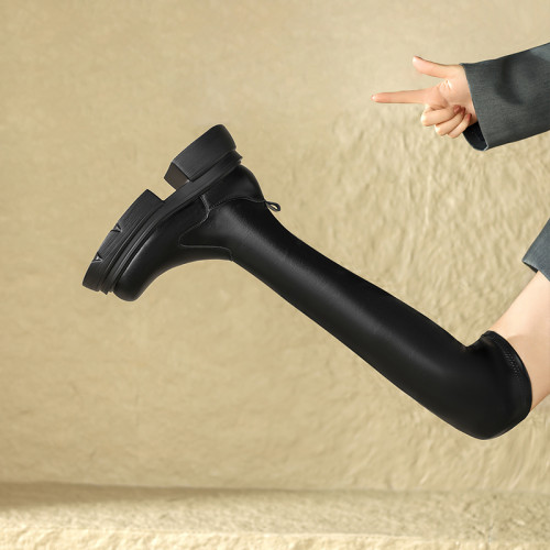 奧古獅登馬丁靴女款2026新款春夏單靴英倫風短靴子厚底通勤小皮鞋