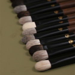 仙寶蘭景桃細嫩光峰羊毛杏仁上色眼影刷眼部暈染刷初學者鋪色刷