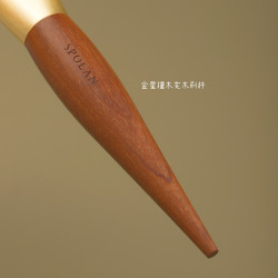 春和C202斜圓刀鋒粉底刷粉底液刷大號扁頭底妝弧形輕薄面膜仙寶蘭