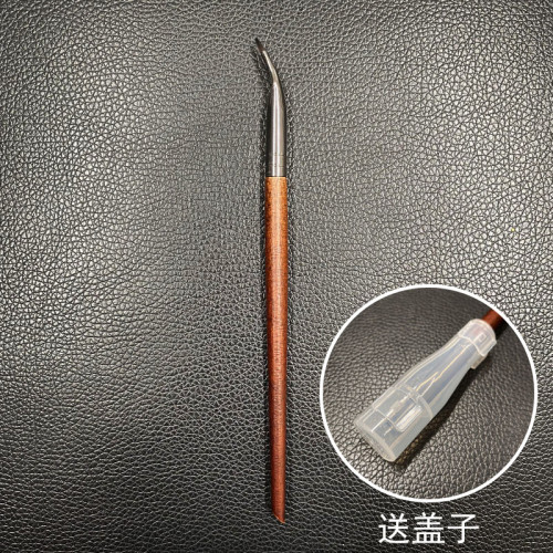 折角眼線刷扁平精細尖頭眼線膏筆細刷專用彎頭扁頭畫眼線的刷子