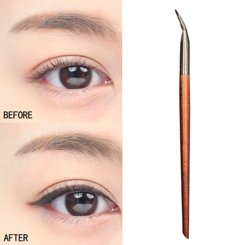 折角眼線刷扁平精細尖頭眼線膏筆細刷專用彎頭扁頭畫眼線的刷子