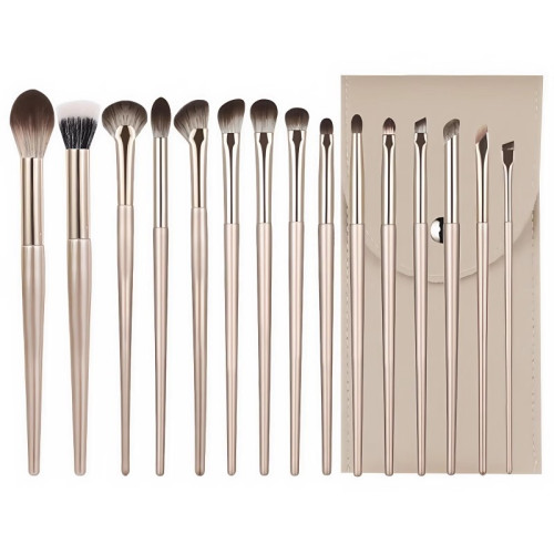 滄州鎏金化妝刷套裝刀鋒眼線鼻影暈染腮紅散粉眼影刷全套化妝工具