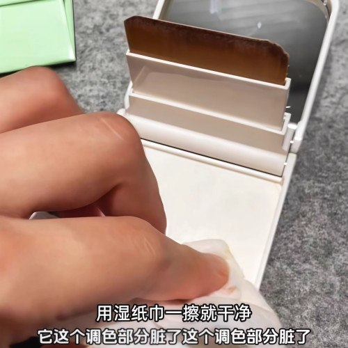 不吃粉的粉底刷！扁頭一字型化妝刷無痕底妝可攜式超薄平頭化妝師